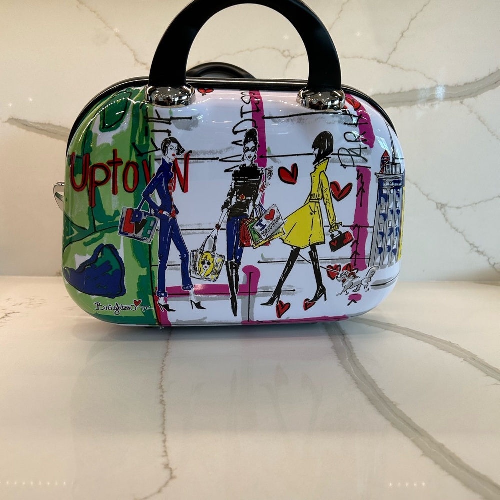 Brighton TC hard-shell makeup case.